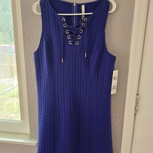 Blue Sleeveless Dress